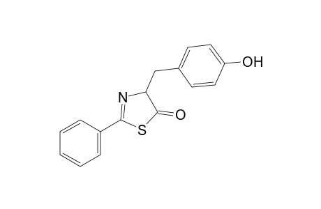 4-(p-hydroxybenzyl)-2-phenyl-2-thiazolin-5-one