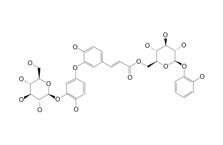 DODEGRANOSIDE-D;3-[7-HYDROXY-6-[4'''-HYDROXY-3'''-(O-BETA-D-GLUCOPYRANOSYL)-PHENOXY]-PHENYL]-ACRYLIC-ACID-1'-(2''-HYDROXYPHENOXY)-BETA-D-GLUCOPYRANOSY