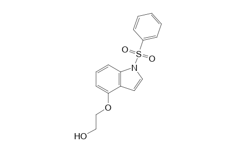 2-(1-besylindol-4-yl)oxyethanol