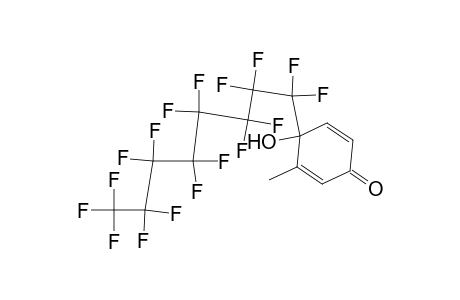4-Hydroxy-3-methyl-4-perfluorooctyl-2,5-cyclohexadien-1-one