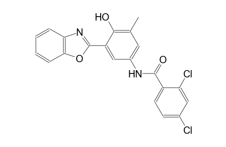 benzamide, N-[3-(2-benzoxazolyl)-4-hydroxy-5-methylphenyl]-2,4-dichloro-
