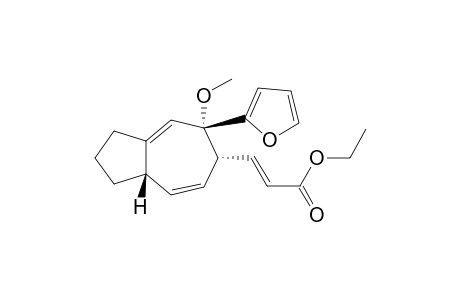 Ethyl (E)-(5.alpha.,6.alpha.,8a.beta.)-3-(5-(2-Furyl)-5-methoxy-1,2,3,5,6,8a-hexahydroazulen-6-yl)propenoate