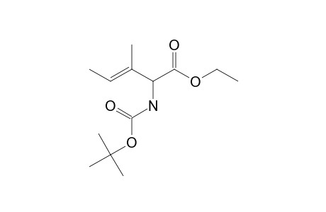ETHYL-(S)-(E)-3-METHYL-2-TERT.-BUTOXYCARBONYLAMINOPENT-3-ENOATE