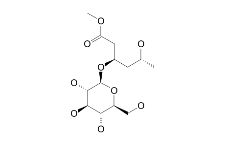 METHYL-(3R,5R)-5-HYDROXY-(BETA-D-GLUCOPYRANOSYLOXY)-HEXANOATE