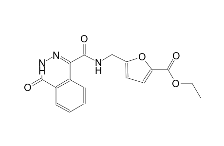 ethyl 5-({[(4-oxo-3,4-dihydro-1-phthalazinyl)carbonyl]amino}methyl)-2-furoate