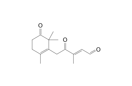 3-Methyl-4-oxo-5-[5'-oxo-2',6',6'-trimethylcyclohex-1'-enyl]pent-2-enal