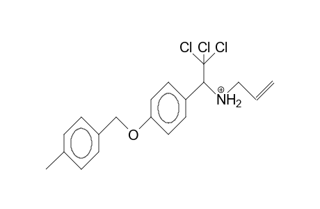 4-(4-Methyl-benzyloxy)-A-trichloromethyl-N-allyl-benzylammonium cation