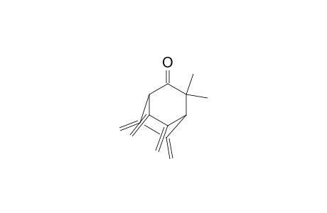 Bicyclo[2.2.2]octanone, 3,3-dimethyl-5,6,7,8-tetrakis(methylene)-