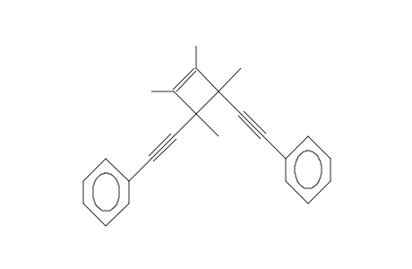 cis-1,2,3,4-Tetramethyl-3,4-bis(phenylethynyl)-cyclobutene