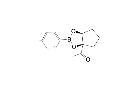 3a-Acetyl-6a-methyl-2-(4-methylphenyl)-4H-tetrahydrocyclopenta[1,3,2]dioxaborole