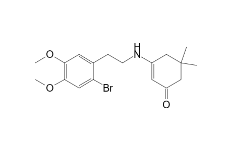 3-[2-(2-Bromo-4,5-dimethoxyphenyl)ethylamino]-5,5-dimethylcyclohex-2-en-1-one