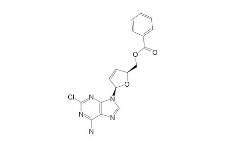 9-(5-O-BENZOYL-2,3-DIDEOXY-BETA-L-GLYCERO-PENT-2-ENOFURANOSYL)-2-CHLOROADENINE