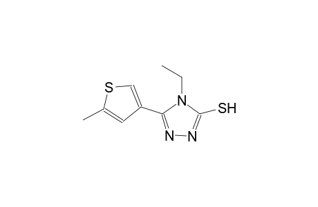 4-ethyl-5-(5-methyl-3-thienyl)-4H-1,2,4-triazole-3-thiol