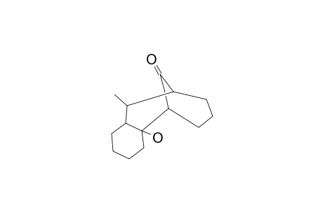 8-METHYL-2-HYDROXY-13-OXO-TRICYCLO-[7.3.1.0(2,7)]-TRIDECANE