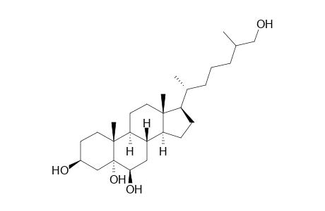(3S,5R,6R,8S,9S,10R,13R,14S,17R)-10,13-dimethyl-17-[(2R)-6-methyl-7-oxidanyl-heptan-2-yl]-1,2,3,4,6,7,8,9,11,12,14,15,16,17-tetradecahydrocyclopenta[a]phenanthrene-3,5,6-triol
