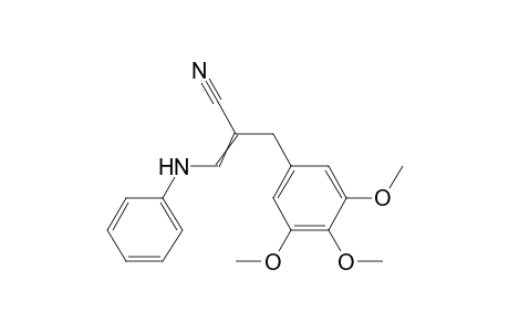 3-anilino-2-(3,4,5-trimethoxybenzyl)acrylonitrile