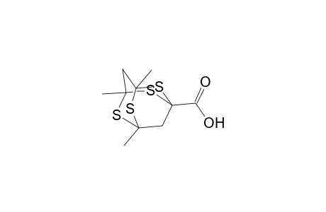 2,4,6,8-Tetrathiaadamantane-1-carboxylic acid, 3,5,7-trimethyl-