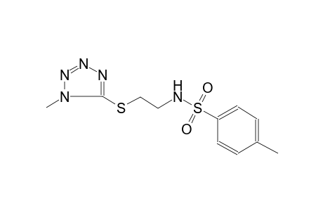 benzenesulfonamide, 4-methyl-N-[2-[(1-methyl-1H-tetrazol-5-yl)thio]ethyl]-
