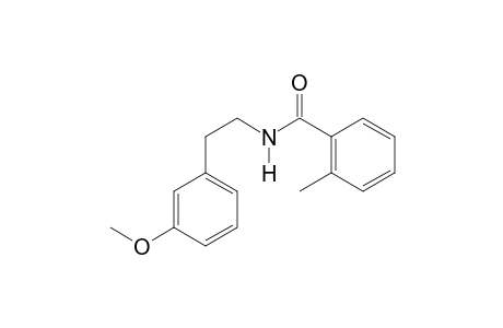 N-[2-(3-Methoxyphenyl)ethyl]-2-methylbenzamide
