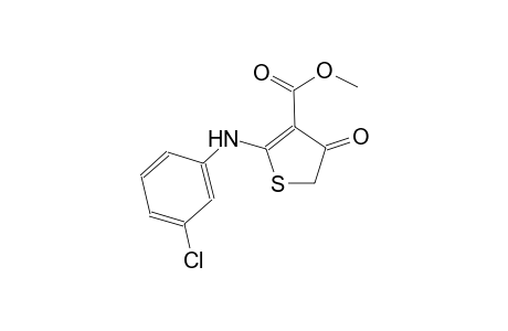 methyl 2-(3-chloroanilino)-4-oxo-4,5-dihydro-3-thiophenecarboxylate