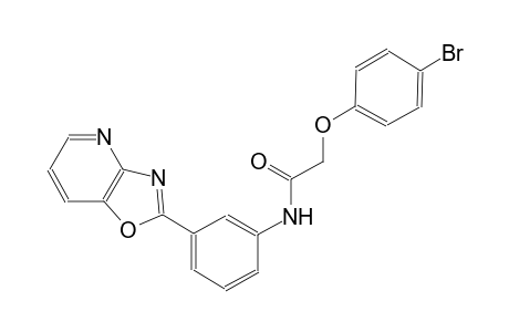 acetamide, 2-(4-bromophenoxy)-N-(3-oxazolo[4,5-b]pyridin-2-ylphenyl)-