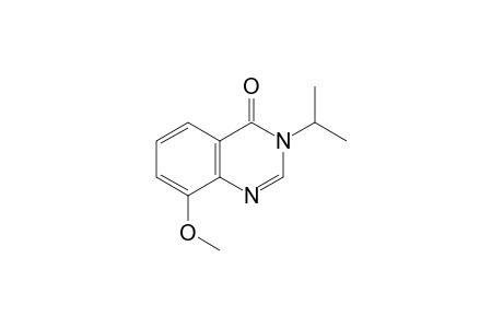 3-isopropyl-8-methoxy-4(3H)-quinazolinone