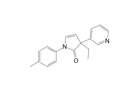 3-Ethyl-3-(3-pyridyl)-N-p-tolyl-1,3-dihydropyrrol-2-one