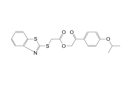 2-(4-isopropoxyphenyl)-2-oxoethyl (1,3-benzothiazol-2-ylsulfanyl)acetate