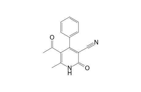 5-acetyl-2-keto-6-methyl-4-phenyl-1H-pyridine-3-carbonitrile