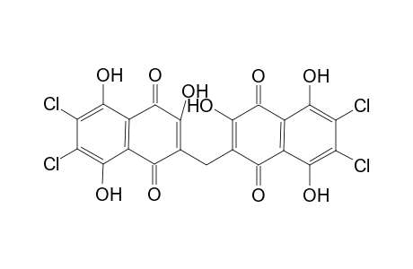 Methylene-3,3'-bis(2-hydroxy-6,7-dichloronaphthazarine)