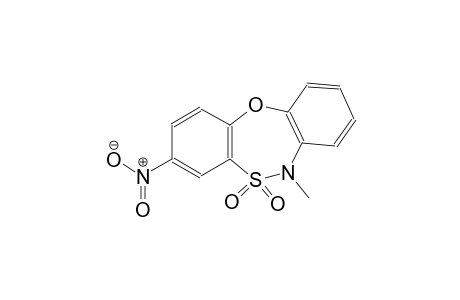 6H-dibenzo[b,f][1,4,5]oxathiazepine, 6-methyl-3-nitro-, 5,5-dioxide