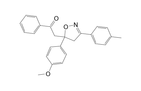 Ethanone, 2-[4,5-dihydro-5-(4-methoxyphenyl)-3-(4-methylphenyl)-5-isoxazolyl]-1-phenyl-