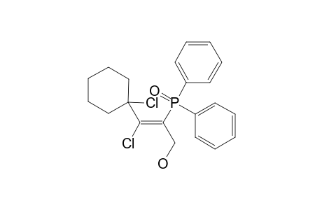 (2E)-3-CHLORO-3-(1-CHLOROCYCLOHEXYL)-2-DIPHENYL-PHOSPHINOYL-PROP-2-EN-1-OL