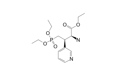ETHYL-(2R,3R)-2-AMINO-3-(PYRIDIN-3-YL)-4-(DIETHOXYPHOSPHORYL)-BUTANOATE