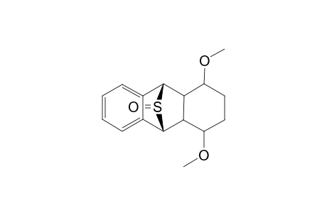 (exo)-9,10-Epithio-1.beta.,4.beta.-dimethoxy-(octahydro)anthracene - S-oxide