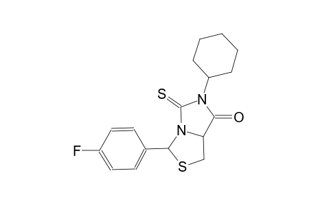 7H-imidazo[1,5-c]thiazol-7-one, 6-cyclohexyl-3-(4-fluorophenyl)tetrahydro-5-thioxo-, (7aR)-