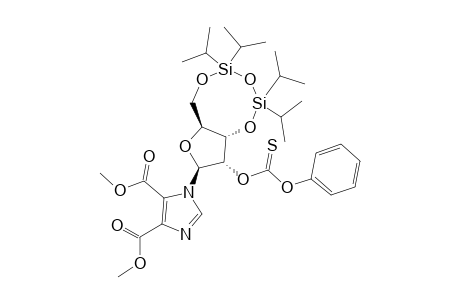 METHYL-1-[(2'-O-PHENOXYTHIOCARBONYL)-3',5'-O-(1,1,3,3-TETRAISOPROPYLDISILOXAN-1,3-DIYL)-BETA-D-ERYTHROPENTOFURANOSYL]-4,5-IMIDAZOLE-DICARBOXYLATE