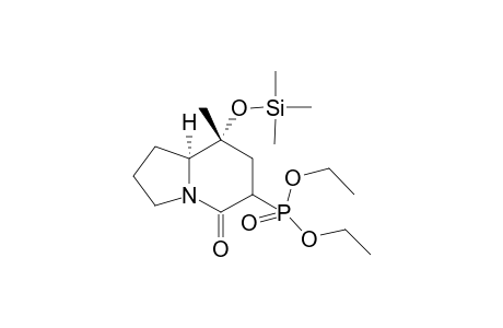 (5R,6S)-5-tert-Butyldimethylsiloxy-3-(diethoxyphosphonyl)azabicyclo[4.3.0]nonan-2-one