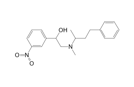 2-[Methyl-(1-methyl-3-phenyl-propyl)-amino]-1-(3-nitro-phenyl)-ethanol
