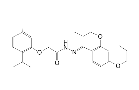 acetic acid, [5-methyl-2-(1-methylethyl)phenoxy]-, 2-[(E)-(2,4-dipropoxyphenyl)methylidene]hydrazide