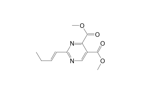 2-[(E)-but-1-enyl]pyrimidine-4,5-dicarboxylic acid dimethyl ester