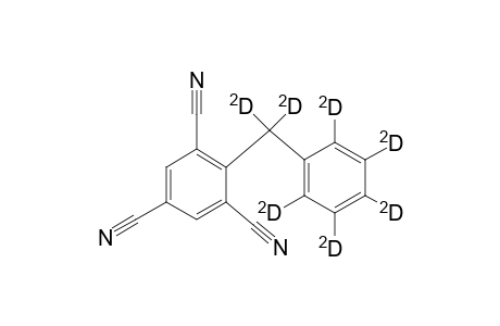 1-(perdeuteriobenzyl)-2,4,6-tricyanobenzene