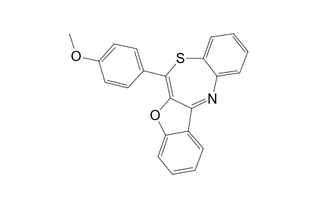 BENZOFURO-[1',2'-C]-2-(4''-METHOXYPHENYL)-1,5-BENZOTHIAZEPINE