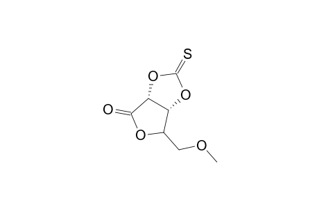 D-Ribonic acid, 5-O-methyl-, .gamma.-lactone, cyclic carbonothioate