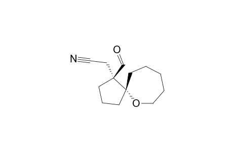 2-[(1S,5R)-1-formyl-6-oxaspiro[4.6]undecan-1-yl]acetonitrile