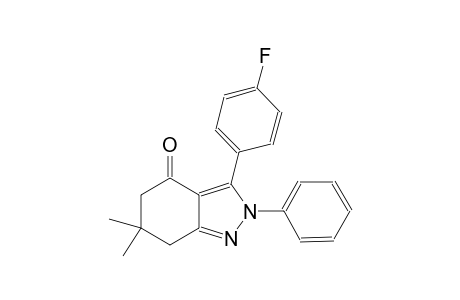 4H-indazol-4-one, 3-(4-fluorophenyl)-2,5,6,7-tetrahydro-6,6-dimethyl-2-phenyl-