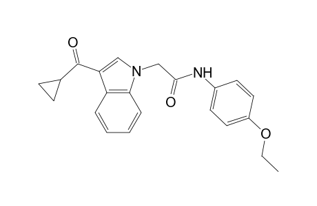 2-[3-(cyclopropylcarbonyl)-1H-indol-1-yl]-N-(4-ethoxyphenyl)acetamide
