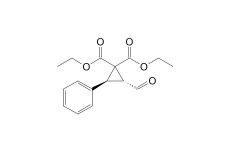 Diethyl (2R,3S)-2-Formyl-3-phenylcyclopropane-1,1-dicarboxylate