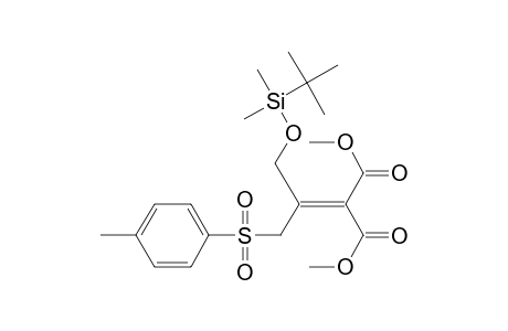 Propanedioic acid, [1-[[[(1,1-dimethylethyl)dimethylsilyl]oxy]methyl]-2-[(4-methylphenyl)sulfonyl]ethylidene]-, dimethyl ester