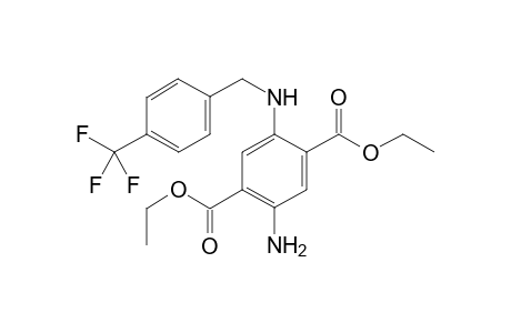 Diethyl 2-amino-5-[4-(trifluoromethyl)benzylamino]terephthalate